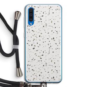 CaseCompany Terrazzo N°14: Samsung Galaxy A50 Transparant Hoesje met koord