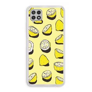 CaseCompany When Life Gives You Lemons...: Samsung Galaxy A22 4G Transparant Hoesje