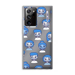 CaseCompany Gezichtjes: Samsung Galaxy Note 20 Ultra / Note 20 Ultra 5G Transparant Hoesje