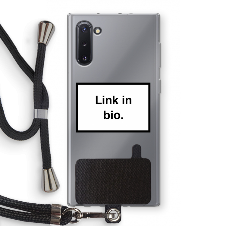 CaseCompany Link in bio: Samsung Galaxy Note 10 Transparant Hoesje met koord