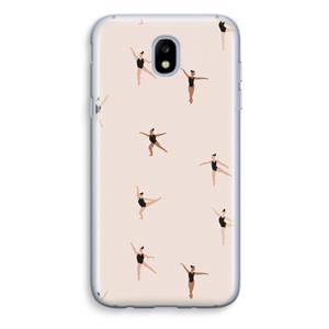 CaseCompany Dancing #1: Samsung Galaxy J5 (2017) Transparant Hoesje