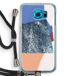 CaseCompany Billy: Samsung Galaxy S6 Transparant Hoesje met koord