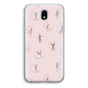 CaseCompany Dancing #3: Samsung Galaxy J5 (2017) Transparant Hoesje