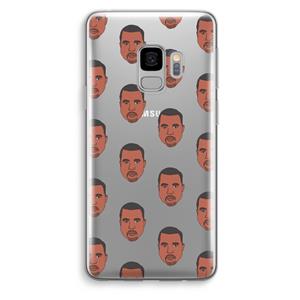 CaseCompany Kanye Call Me℃: Samsung Galaxy S9 Transparant Hoesje