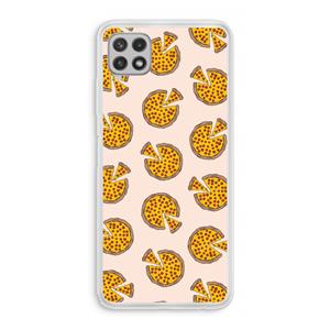 CaseCompany You Had Me At Pizza: Samsung Galaxy A22 4G Transparant Hoesje