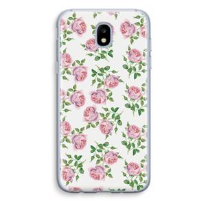 CaseCompany Kleine roosjes: Samsung Galaxy J5 (2017) Transparant Hoesje