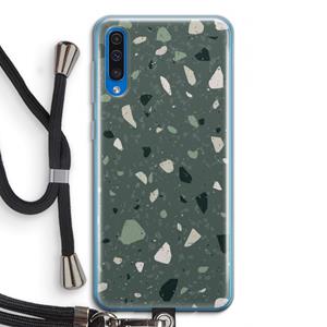 CaseCompany Terrazzo N°19: Samsung Galaxy A50 Transparant Hoesje met koord