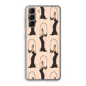 CaseCompany Pop Some Kim: Samsung Galaxy S21 Transparant Hoesje