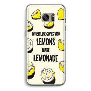CaseCompany Lemonade: Samsung Galaxy S7 Edge Transparant Hoesje