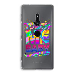 CaseCompany Touch Me: Sony Xperia XZ2 Transparant Hoesje