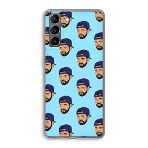 CaseCompany Drake Away: Samsung Galaxy S21 Transparant Hoesje