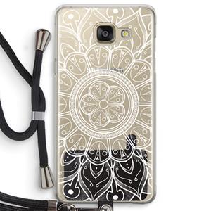 CaseCompany Roses Are Red: Samsung Galaxy A5 (2016) Transparant Hoesje met koord