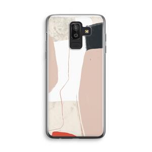 CaseCompany Lava: Samsung Galaxy J8 (2018) Transparant Hoesje