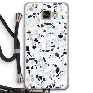 CaseCompany Terrazzo N°1: Samsung Galaxy A5 (2016) Transparant Hoesje met koord