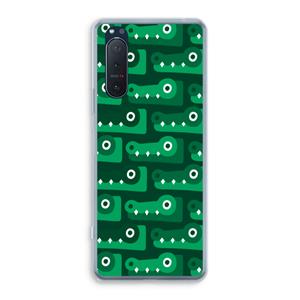 CaseCompany Crocs: Sony Xperia 5 II Transparant Hoesje