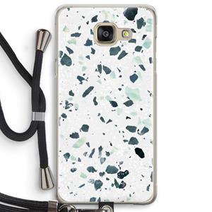 CaseCompany Terrazzo N°2: Samsung Galaxy A5 (2016) Transparant Hoesje met koord
