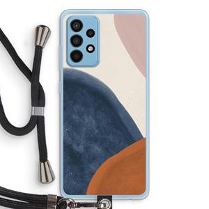CaseCompany Geo #1: Samsung Galaxy A52 Transparant Hoesje met koord