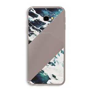 CaseCompany Golven: Samsung Galaxy J4 Plus Transparant Hoesje