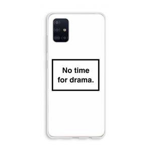 CaseCompany No drama: Galaxy A51 4G Transparant Hoesje