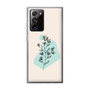 CaseCompany Violets are blue: Samsung Galaxy Note 20 Ultra / Note 20 Ultra 5G Transparant Hoesje