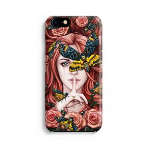 CaseCompany Lady Moth: iPhone 8 Volledig Geprint Hoesje