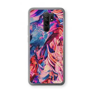 CaseCompany Pink Orchard: Xiaomi Redmi 9 Transparant Hoesje