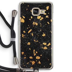 CaseCompany Terrazzo N°7: Samsung Galaxy A5 (2016) Transparant Hoesje met koord