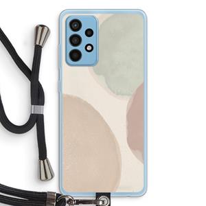 CaseCompany Geo #8: Samsung Galaxy A52 Transparant Hoesje met koord