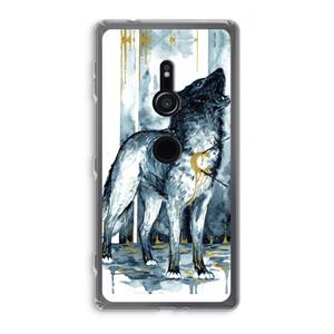 CaseCompany Bleeding Soul: Sony Xperia XZ2 Transparant Hoesje