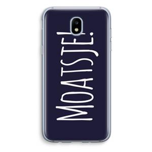 CaseCompany Moatsje!: Samsung Galaxy J5 (2017) Transparant Hoesje