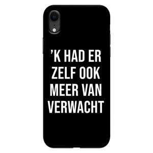 CaseCompany Meer verwacht - Zwart: iPhone XR Tough Case