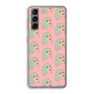 CaseCompany King Kylie: Samsung Galaxy S21 Transparant Hoesje