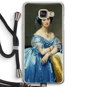 CaseCompany Eleonore: Samsung Galaxy A5 (2016) Transparant Hoesje met koord