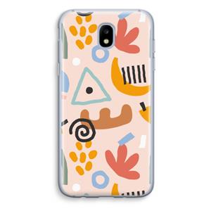 CaseCompany Abstract: Samsung Galaxy J5 (2017) Transparant Hoesje