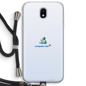 CaseCompany MSN: Samsung Galaxy J5 (2017) Transparant Hoesje met koord