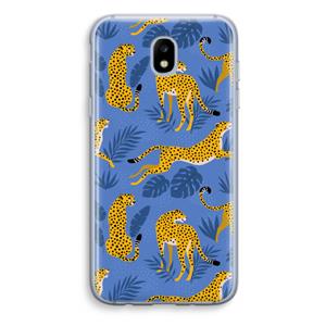 CaseCompany Luipaard: Samsung Galaxy J5 (2017) Transparant Hoesje