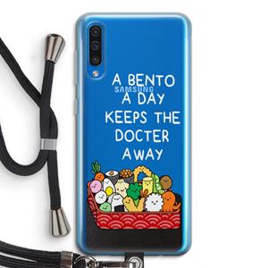 CaseCompany Bento a day: Samsung Galaxy A50 Transparant Hoesje met koord