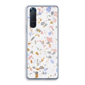 CaseCompany Terrazzo N°8: Sony Xperia 5 II Transparant Hoesje