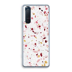 CaseCompany Terrazzo N°9: Sony Xperia 5 II Transparant Hoesje