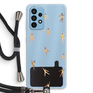 CaseCompany Dans #2: Samsung Galaxy A52 Transparant Hoesje met koord