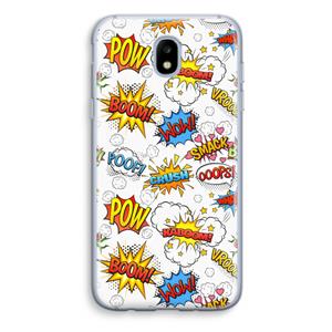 CaseCompany Pow Smack: Samsung Galaxy J5 (2017) Transparant Hoesje