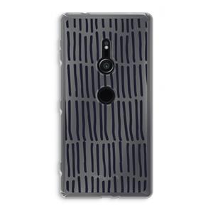 CaseCompany Moroccan stripes: Sony Xperia XZ2 Transparant Hoesje