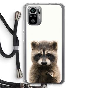 CaseCompany Rocco: Xiaomi Redmi Note 10S Transparant Hoesje met koord