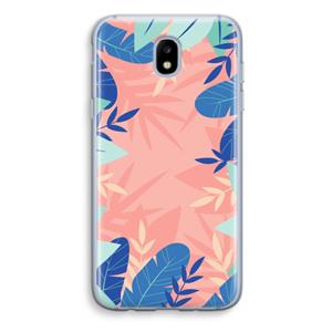 CaseCompany Tropisch: Samsung Galaxy J5 (2017) Transparant Hoesje