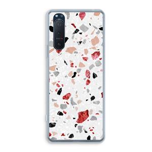 CaseCompany Terrazzo N°12: Sony Xperia 5 II Transparant Hoesje