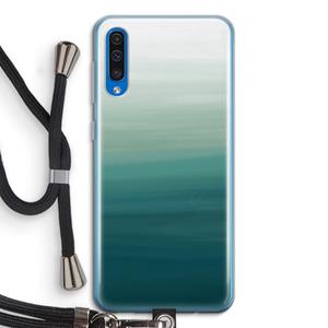 CaseCompany Ocean: Samsung Galaxy A50 Transparant Hoesje met koord