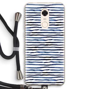 CaseCompany Verrassende lijnen: Xiaomi Redmi 5 Transparant Hoesje met koord