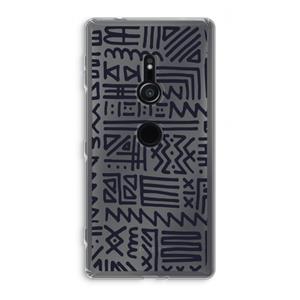 CaseCompany Marrakech print: Sony Xperia XZ2 Transparant Hoesje