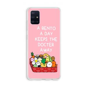 CaseCompany Bento a day: Galaxy A51 4G Transparant Hoesje