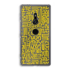 CaseCompany Majorelle Blue Print: Sony Xperia XZ2 Transparant Hoesje